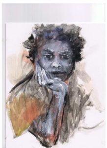 Portrait done by close friend